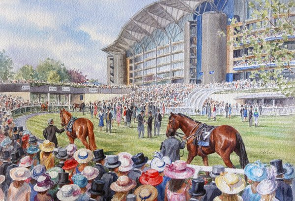 In The Paddock, Ascot by Katy Sodeau