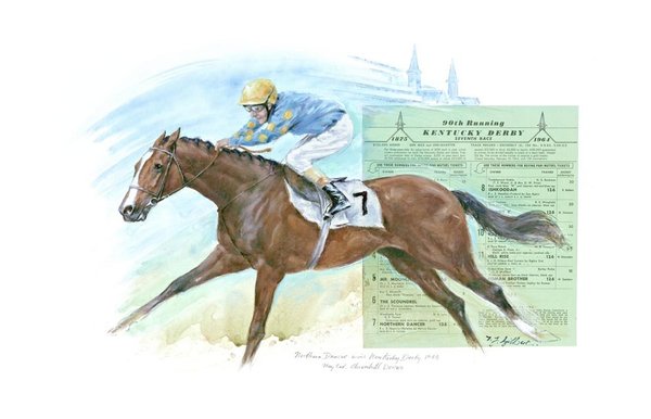 Northern Dancer - The Kentucky Derby by Terence Gilbert