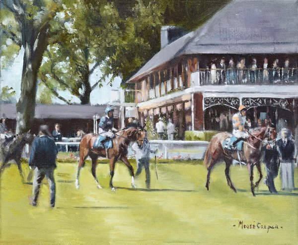 Entering The Paddock - York by David Mouse Cooper