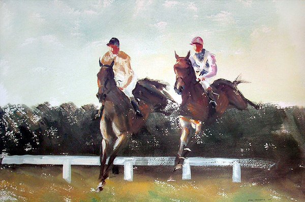Arkle and Mill House by John Skeaping RA