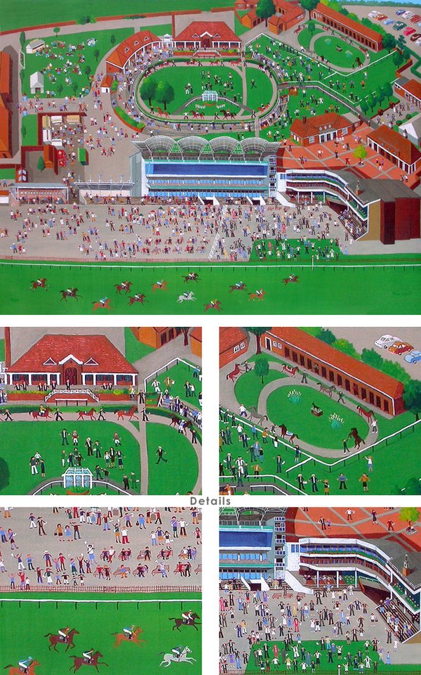 Day At The Races by Mark Kaiser - Box Canvas