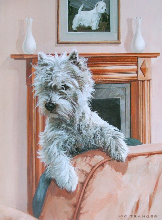 West Highland White Terrier by Vic Granger