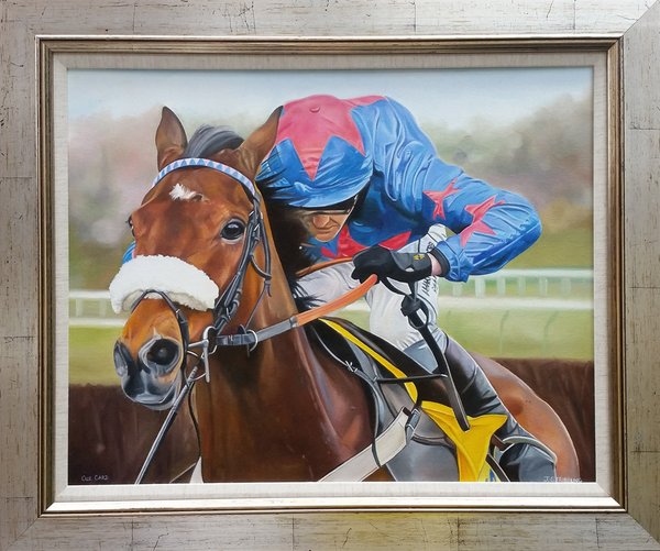 Original Painting - Cue Card by Joanna Stribbling