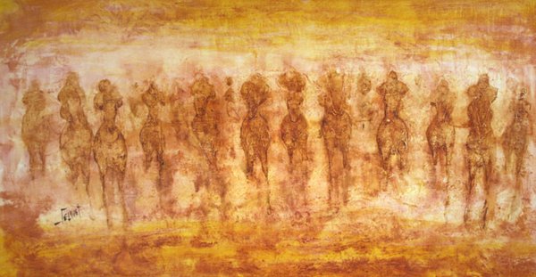 Original Painting - Racing Study No.2 by Jeannet