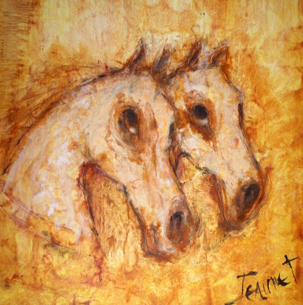 Original Painting - Horse Study No.8 by Jeannet
