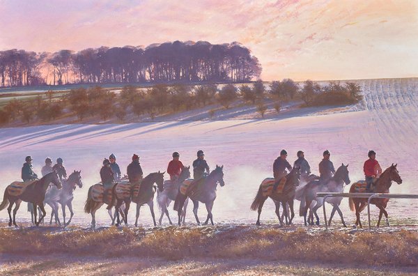 Snow and Steam, Seven Barrows by Peter Smith